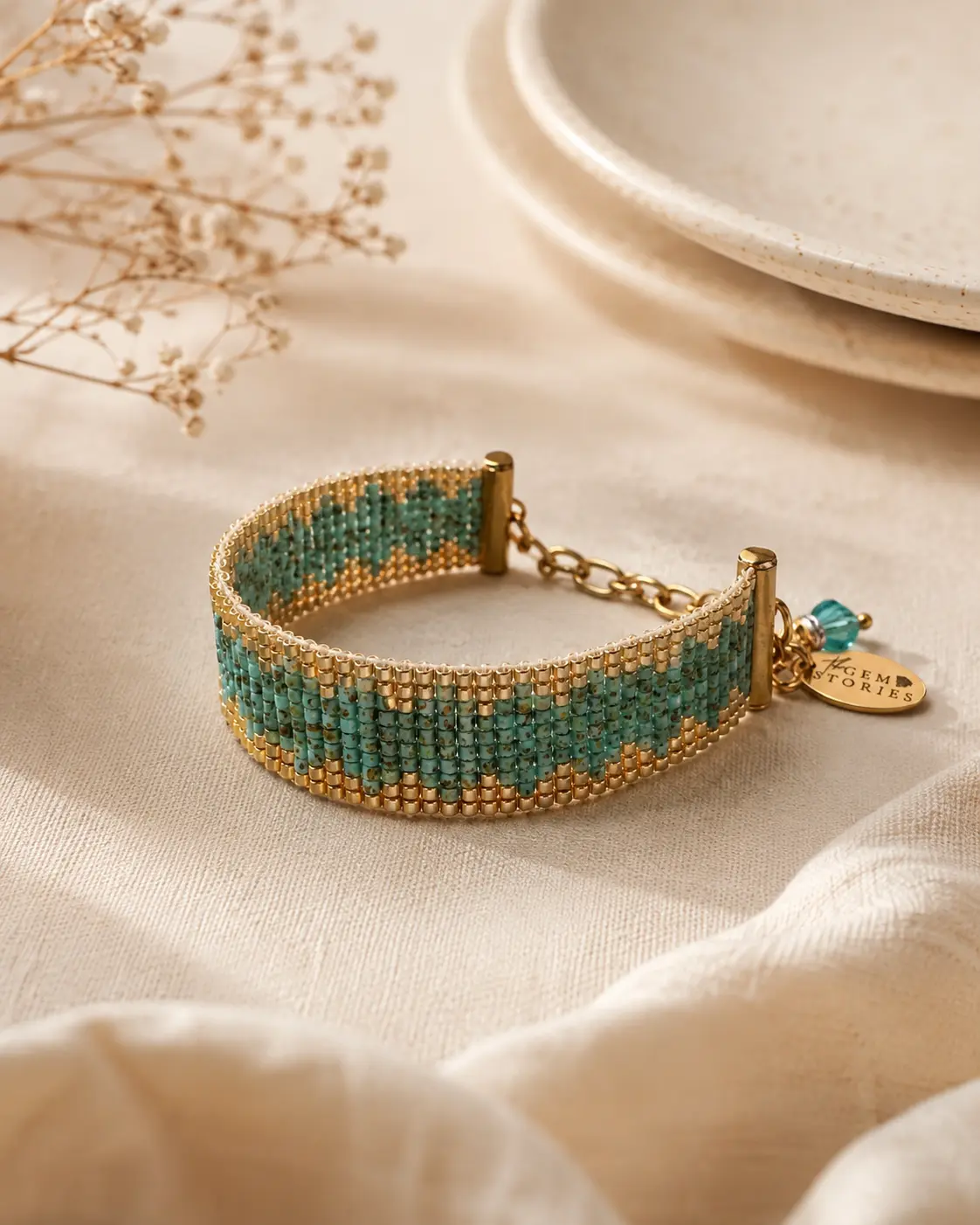 The-Gem-Stories-Miyuki-Cyan-Wave-Bracelet