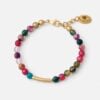 Shades of Red Agate Bracelet - Handcrafted Jewelry