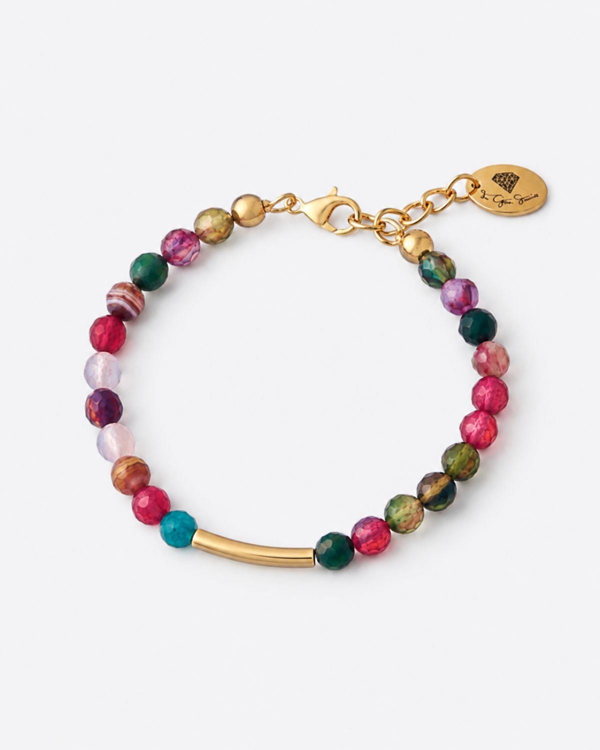 Shades Of Red Agate Bracelet Shades of Red Agate Bracelet - Handcrafted Jewelry