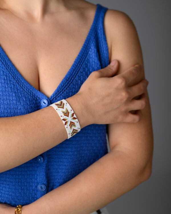 Miyuki Desert Star Bracelet by The Gem Stories, featuring intricate loom-stitched beadwork.