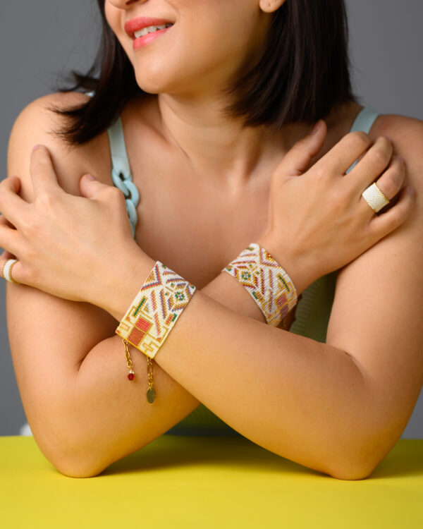 Miyuki Mirage Bracelets by The Gem Stories, featuring intricate loom-stitched designs.