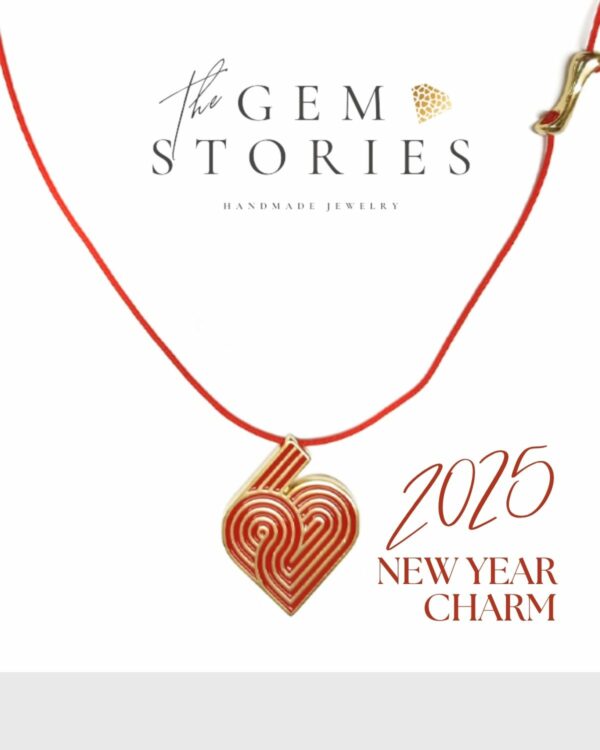2025 New Year Necklace 25 Heart