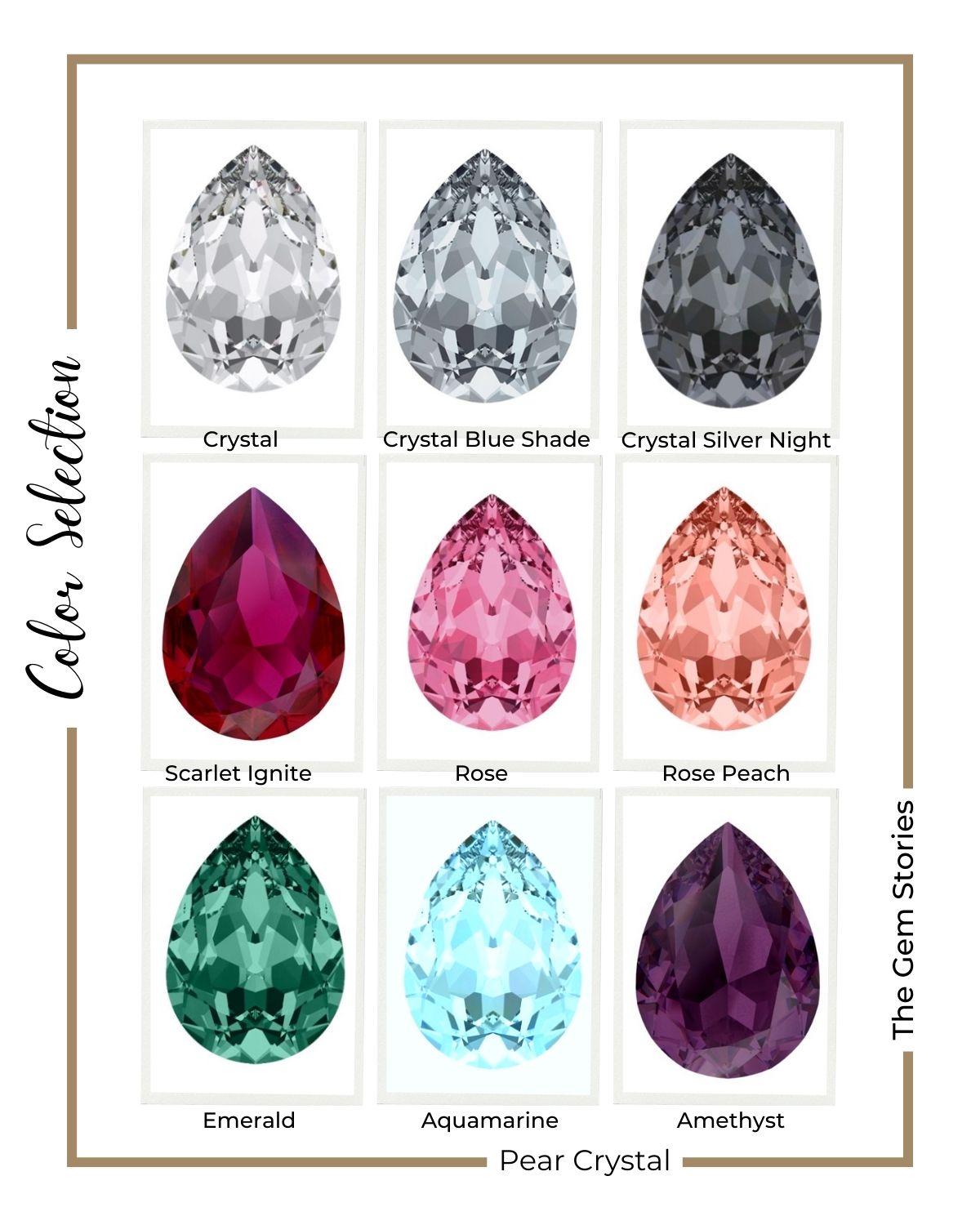 Pear Crystal color Selection