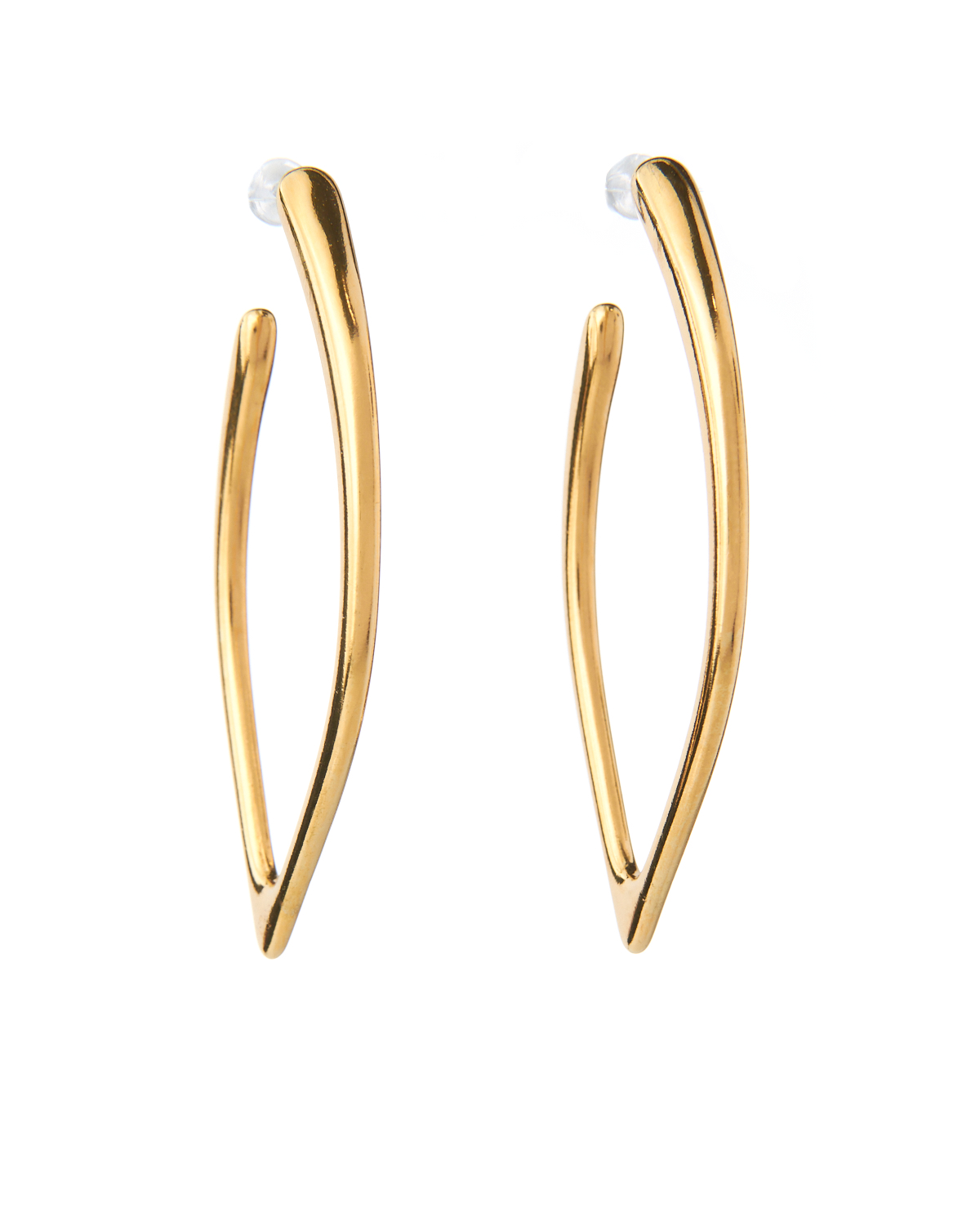 Drop Link Earring 24k Gold plated