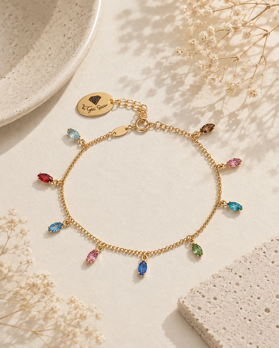 LSN95578-The-Gem-Stories-Bracelet-Navete-Multicolor-Crystals-Gold-concept