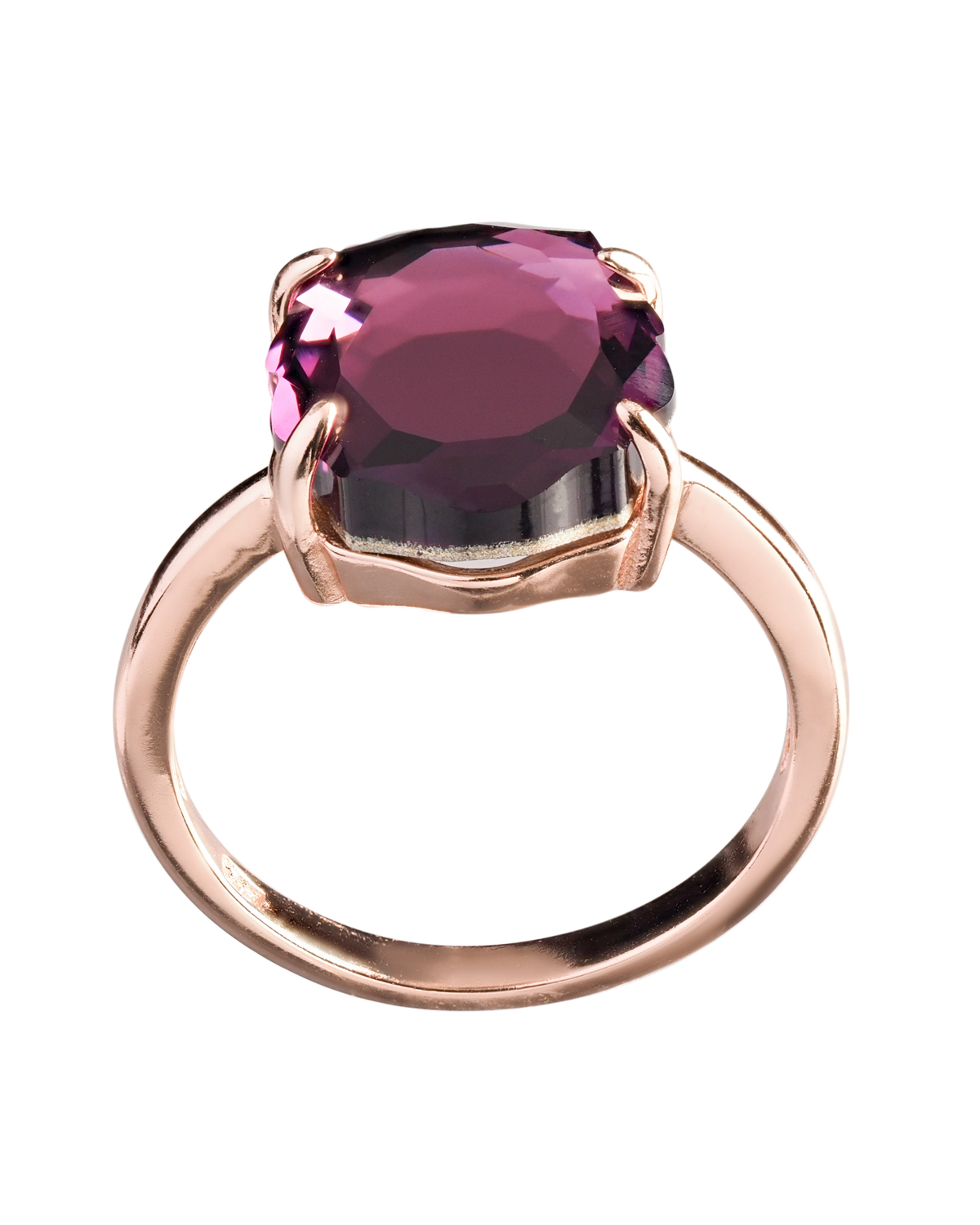 Amethyst Mirror Rose Gold Plated 2