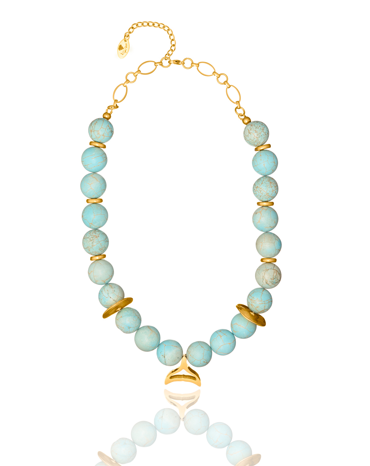 Dynamic Turquoise Necklace