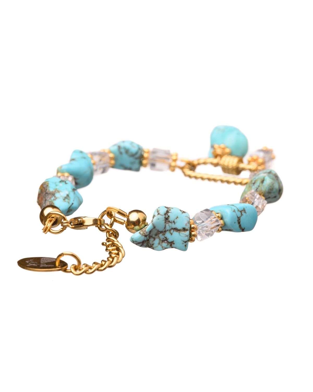 Turquoise Bracelet with locket element