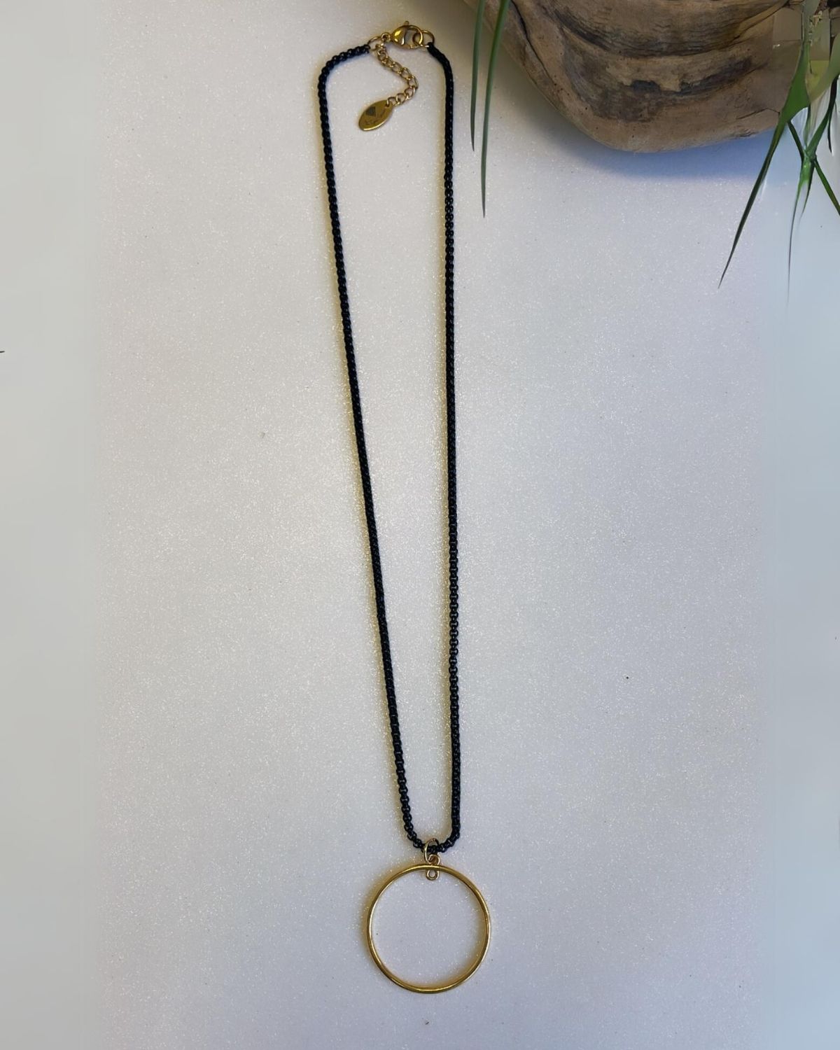 Necklace for hanging elements