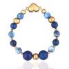 Handcrafted Blue Agate Bracelet
