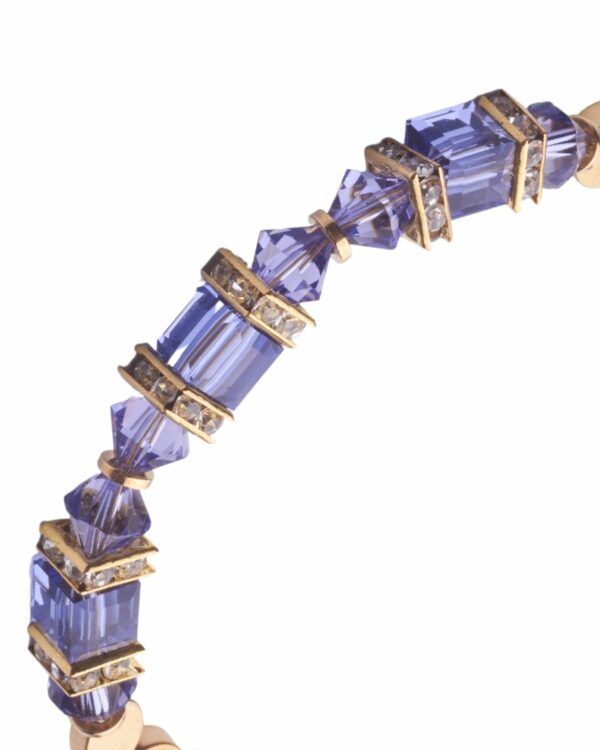 Chic Swarovski Tanzanite Bracelet - Stylish accessory
