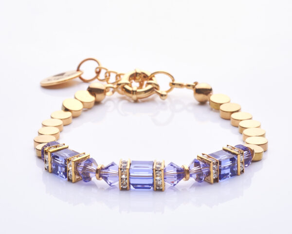 Swarovski Tanzanite Jewelry - Dazzling bracelet