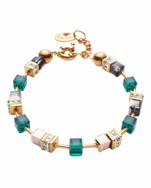 Emerald Bracelet Swarovski - Handcrafted Luxury Jewelry