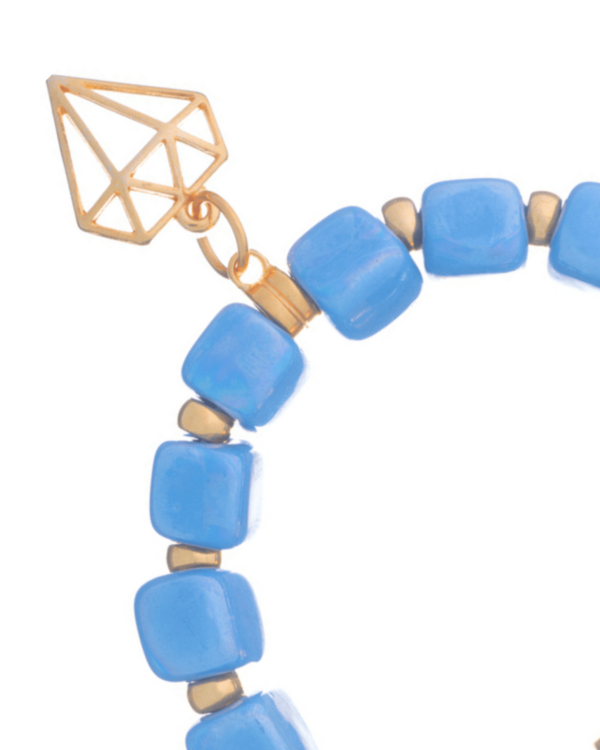 Ceramic Light Blue Bracelet - Stylish Accessory