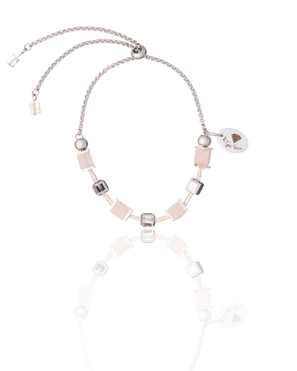 Adjustable Rose Quartz Bracelet - Natural Healing Gemstone Jewelry