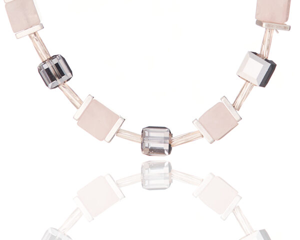 Adjustable Rose Quartz Bracelet - Healing Crystal Jewelry