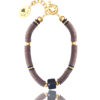 Brown Bracelet with Cube - Elegant accessory for everyday wear