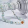 Elegant Aquamarine Cubes Necklace - Perfect for a Sophisticated Look