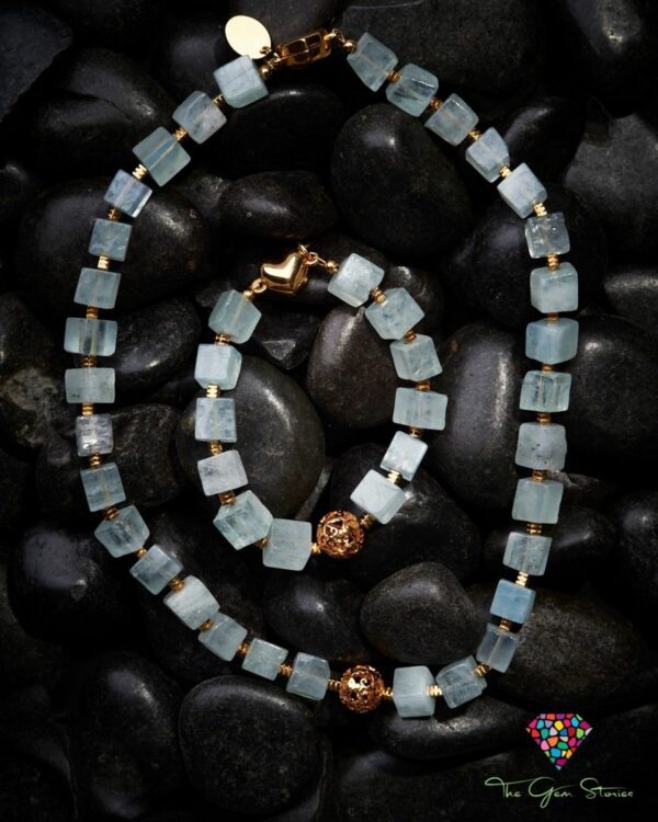 3l1x1485 The Gem Stories Aquamarine Jewelry Set