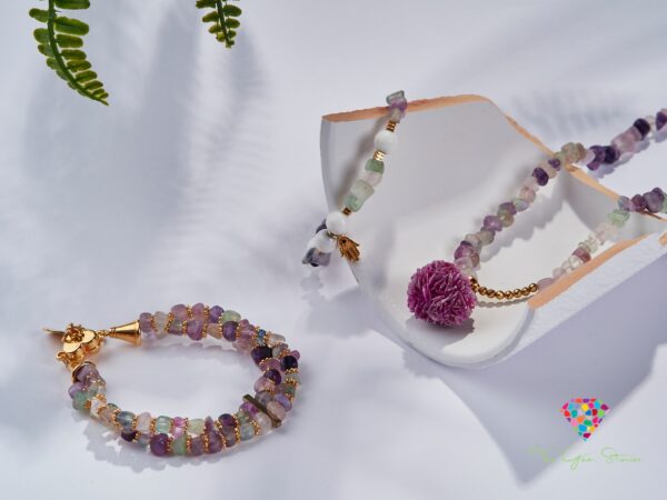 Polished Fluorite Jewels with intricate detailing