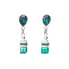 3pva6297 The Gem Stories Emerald Silve Earrings
