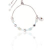 Adjustable Amazonite Bracelet with natural stone beads.