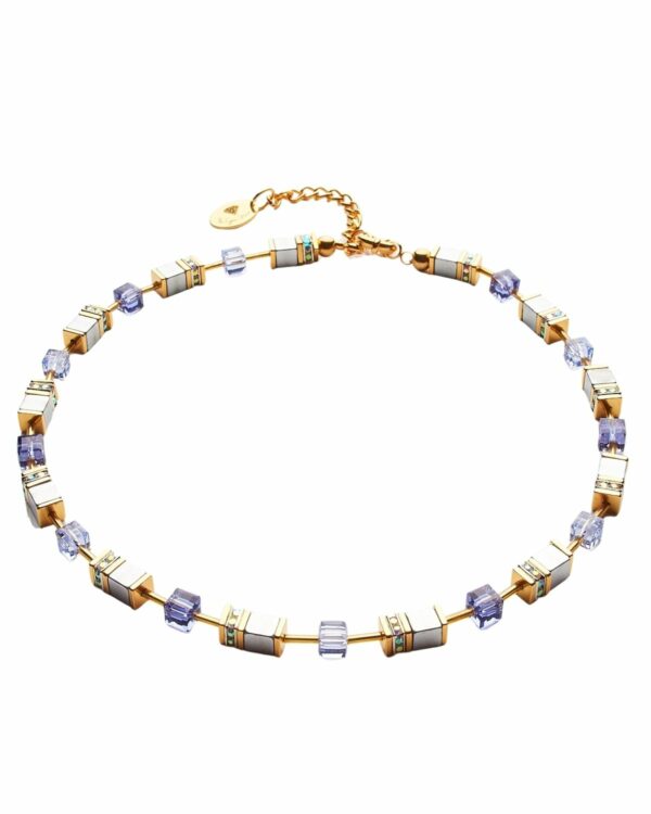 Levante gemstones with Tanzanite accents on a luxury necklace