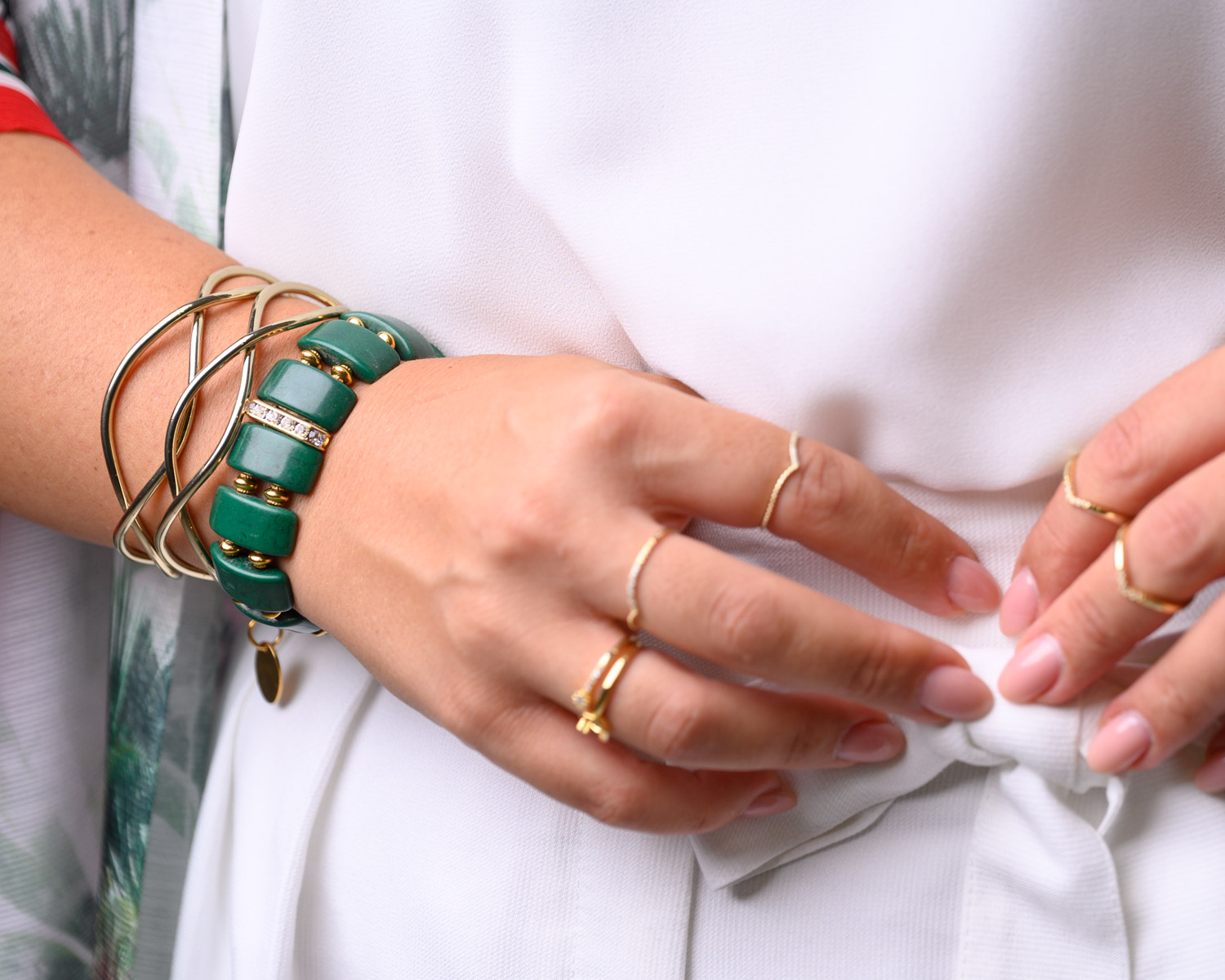 Reflexion Gold Plated Bracelet Set Reflexion Gold Bracelet - Luxurious Statement Piece