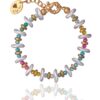 Ornela Ripple Bracelet - White Pastel Jewelry