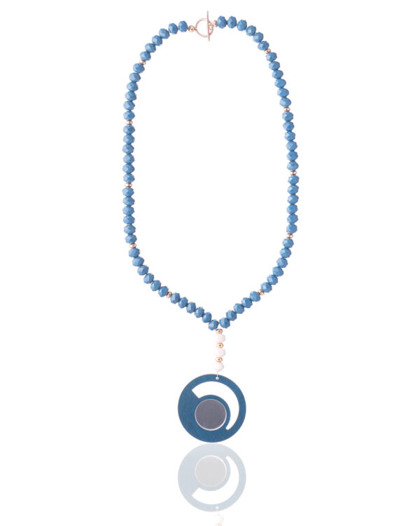 Blue Crystals Necklace