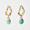6qcf32026 Ligh The Gem Stories Ligh Blue Jade Drop Earrings