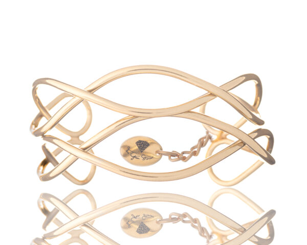 Reflexion Gold Plated Bracelet - Elegant Jewelry Piece