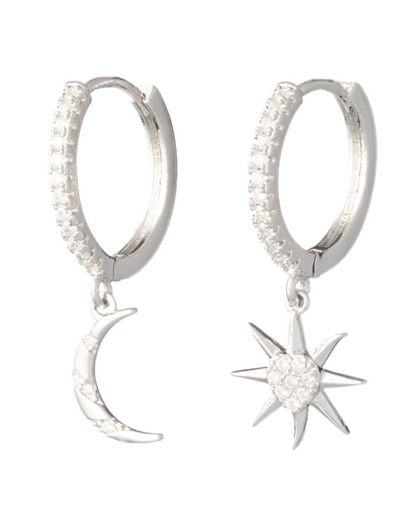 713528804 The Gem Stories Moon And Star Rhodium Plated