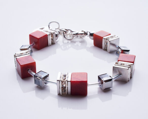 Tile Coral Bracelet - A symbol of elegance and grace.