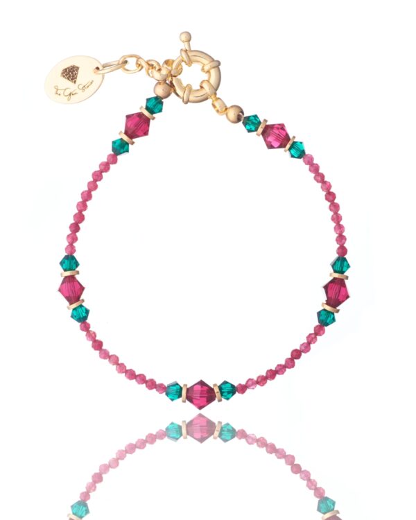 Mini Ruby Bracelet - Handcrafted Gemstone Jewelry