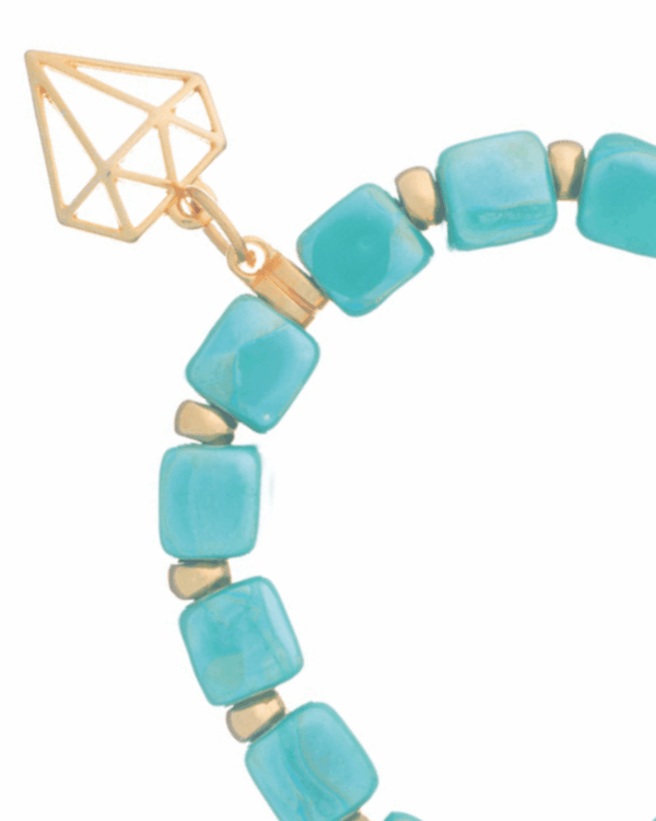 Ceramic Green Bracelet - Artisan Crafted Jewelry