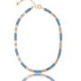 Oil green arrow-shaped hematite necklace on a delicate chain