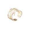 933l34065 The Gem Stories 925 Sterling Silver Ring–24k Gold Plated