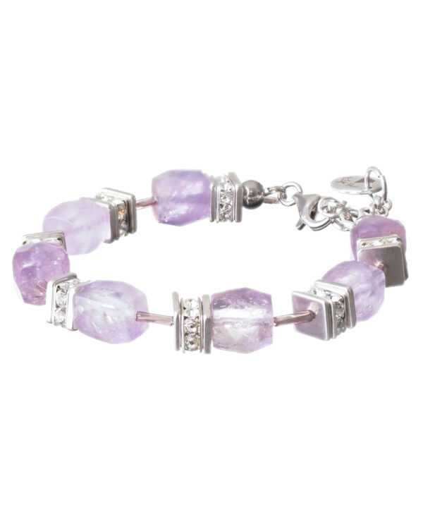 Amethcube Allover Bracelet - Radiant Purple Gemstone Jewelry