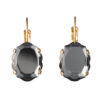 952c27745 The Gem Stories Crystal Silver Night Baroque Mirror Earrings Gold Plated