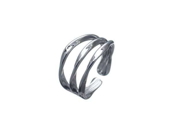 98i26256 The Gem Stories Minimal 925 Sterling Silver Ring–rhodium Plated
