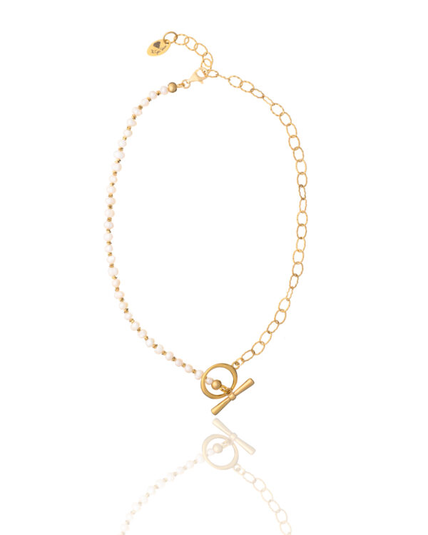 A4ja33257 The Gem Stories Pearl Locket Necklace