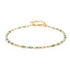 A5c54850 The Gem Stories Crystal And Pearls Necklace Green Tones