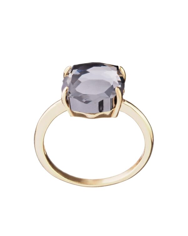 Crystal Silver Night Mirror Gold Plated 2