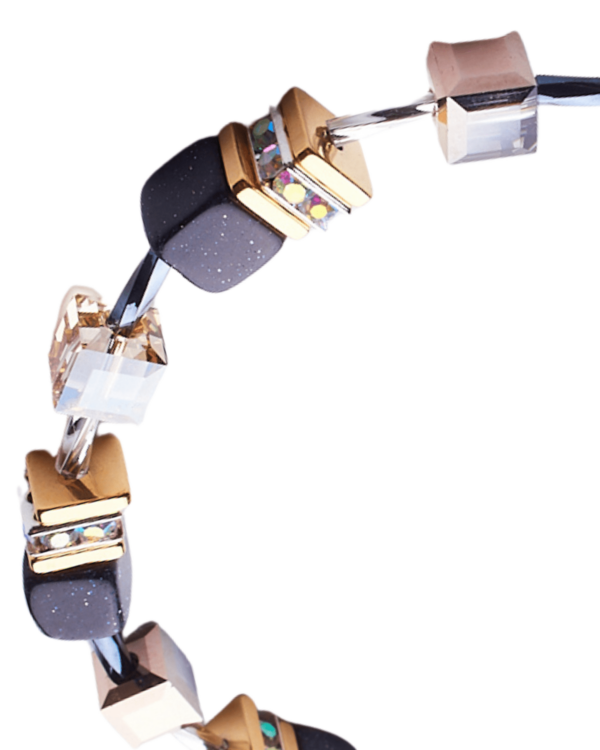 Golden Shadow and Bluesand Bracelet - Modern luxury