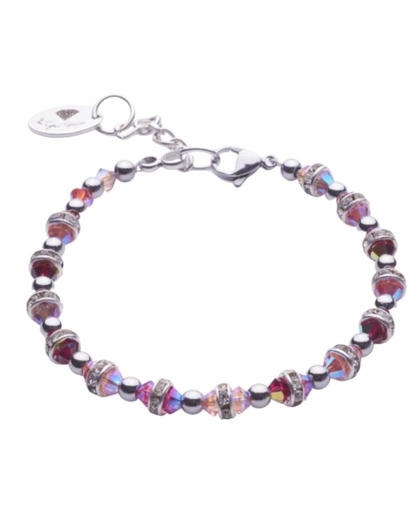 Trendy Pink-Red Bracelet - Allover Mix Collection
