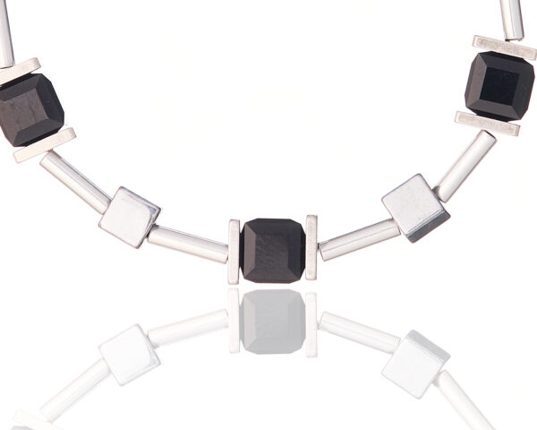 Jet and Hematite Bracelet - Chic Fashion Statement