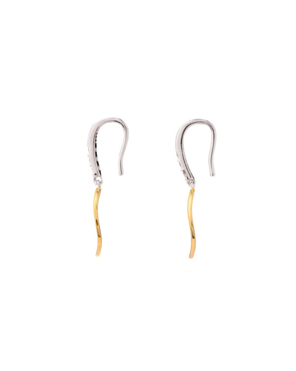 Geometric Minimalist Hook Earrings - 925 Sterling Silver