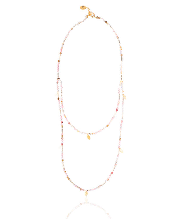 Elegant Coral Necklace with natural coral beads