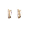 Kdqk6313 The Gem Stories 925 Silver Clip Earrings Gold Plated